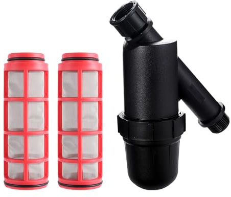 Irrigation Filter Inline Filter,3/4 Inch Female to Male Thread Y Type Screen Filter and 120 Mesh Screen Water Conditioning Strainer Replacement For Garden Agriculture Filter Drip Irrigation Tank Pump
