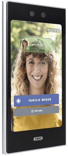 Abus FaceXess Video Türsprechanlage TVHS30000 | ideo Türklingel mit Kamera und LCD-Touchscreen 1280x1080 Pixel, schwarz/Silber