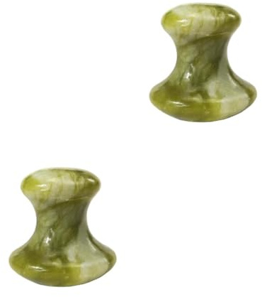 BESTYASH 2 Piedras De Masaje Facial Frías Y Con Forma De Hongo Para De Masaje Piedras De Masaje Corporales Y Faciales Piedras De Masaje Calientes Cuarzo Piedra De