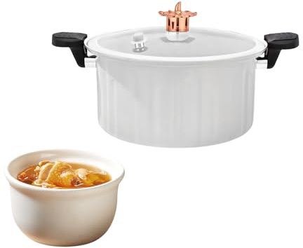 Pots Antiadhésifs Avec Couvercles, Poêle et Casserole Antiadhésive avec Couvercle, Autocuiseur, Saucière, Ustensiles De Cuisine Pour Cuisinière Électrique, Pour Friture, Pâtes, Riz,