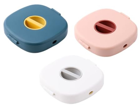 BESPORTBLE 3pezzi Scatola Organizzatore Cavi Usb Avvolgicavo Girevole Portatile Contenitore Per Cavi Di Ricarica Organizer Per Dati Supporto Per Telefono Realizzato in Ecologico Resistente Al