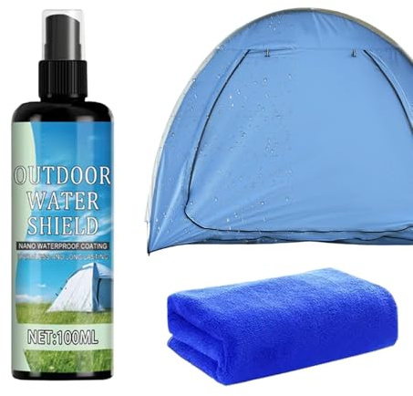Genérico Spray Idrofugante - 100ml Soluzione Impermeabilizzante, Scudo Solare E Contro Acqua Esterna | per Mobili Da Patio Tende Da Campeggio Attrezzature Da Campeggio Sci E Pagaia