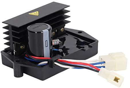 MasYosh Regolatore Automatico di Tensione, Generatore 10 15KW AVR Monofase 6 Fili 400V 470UF Stabilizzatore con Circuito di Protezione, per Generatore a Benzina Binson KL1130 KL1100