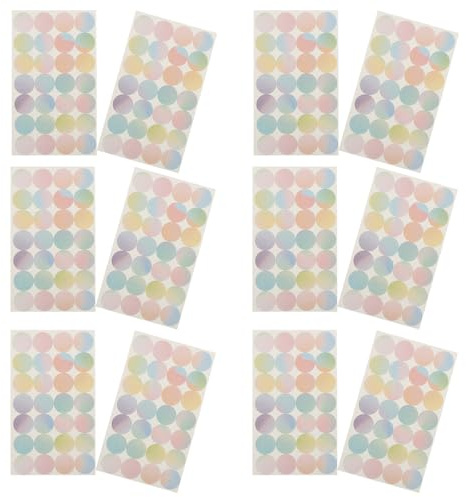 CALLARON Pegatinas de Refuerzo para Agujeros de Papel, Adhesivas, Tamaño Pequeño, Color Blanco, 16 Hojas (4 Paquetes), para Protección y Reparación de Perforaciones en Hojas Sueltas, Uso