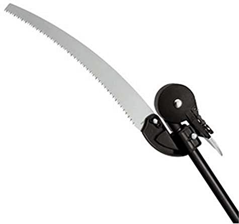 Fiskars Adapter-Baumsäge mit feststehendem Blatt für Schneidgiraffen UP86,UP84 und UP82, Länge: 47 cm / Breite: 9 cm Gehärtetes Stahl-Sägeblatt/Glasfaserverstärkter Kunststoff, Schwarz / Grau, 1001561, 50.2 x 9.9 x 5.2 cm