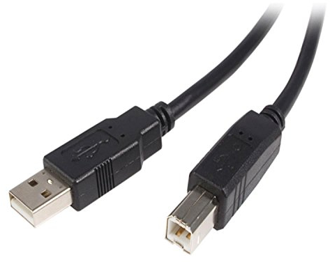 StarTech.com Cavo USB 2.0 per stampante tipo A/B ad elevata velocita' M/M, Cavo USB 2.0 Maschio A / Maschio B da 2 m