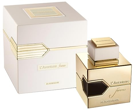 Al Haramain L'aventure Femme - Eau de Parfum da donna, 100 ml, profumo di lusso da donna, profumo spray a lunga durata agli agrumi
