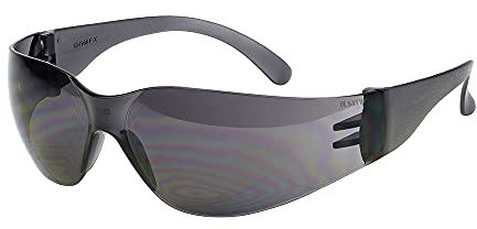 TIMCO Standard Safety Glasses - Lightweight economic safety glasses designed to be comfortable and secure - Smoke