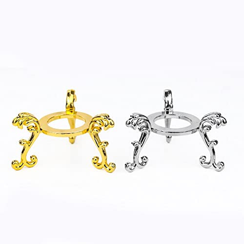 1 STÜCKE Kristallkugelständer Metall Display Halter Rack Stützbasis für Kugel Globus Wohnkultur Ornament Briefbeschwerer Fotografie Requisite,Golden,S