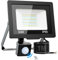 nipify 30W Projecteur LED Exterieur Detecteur de Mouvement, 6500K Projecteur Exterieur LED, 3000LM Étanche Spot LED Extérieur, Eclairage Exterieur pour Patio Jardin Garage Cour Entrepôt Blanc Froid