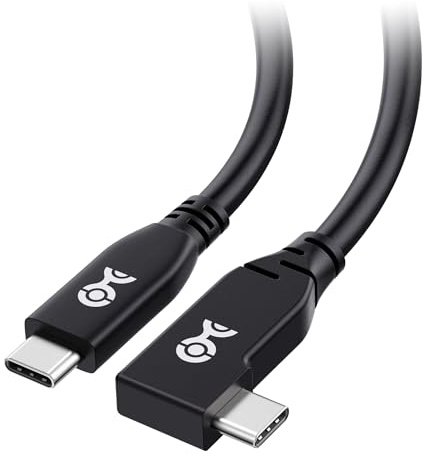 Cable Matters 40Gbps 240W Ángulo Recto USB 4, 8K@60Hz, 1m