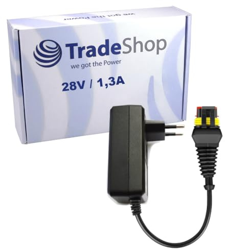 Trade-Shop 28V 1,3A Netzteil/Ladegerät/Trafo/Netzgerät kompatibel mit Husqvarna Automower 105, 310, 315, 315X, 305, 310 Mark II, 315 Mark II