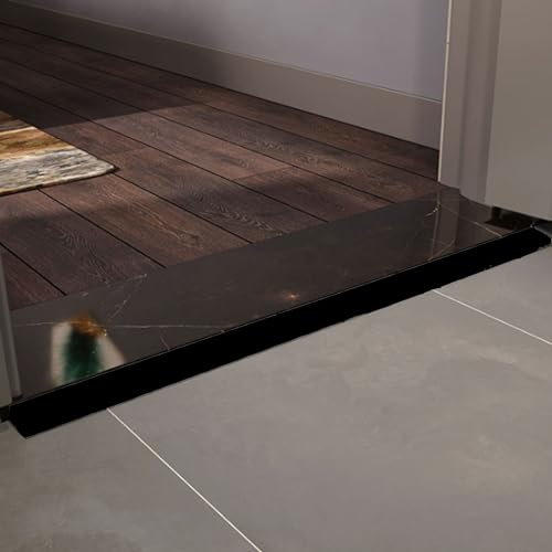 Türschwellenrampe Gummi 3cm Hoch Rampe Rollstuhl Türschwelle Kletterhilfe For Doors, Bathrooms, Supermarkets, Garage Entrances, Cuttable (Color :Schwarz Weiß) ( Color : Black , Size : 5*3*180cm )