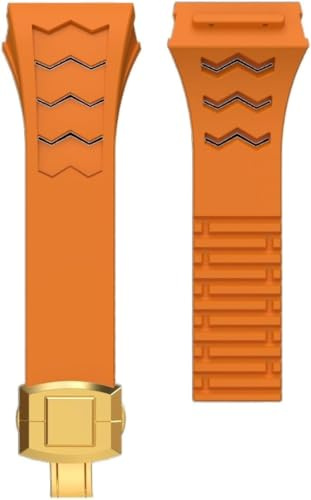 KAVJU Klockfodral i titanlegering gummirem klockspänne mod kit, för Apple Watch Ultra 8 49 mm serien, RM-stil män kvinnor klockfodral sportband tillbehör, 49mm, Agat
