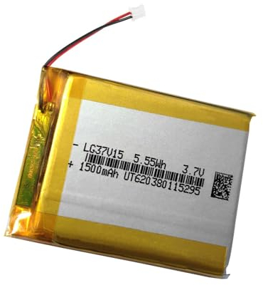 AOLIKES 1500 mAh 3.7 V Rechargeable Polymer Lithium Battery Replacement for Beyerdynamic Lagoon ANC Traveler Bluetooth Headphones, Battery Compatible with Original Battery, Plug & Play