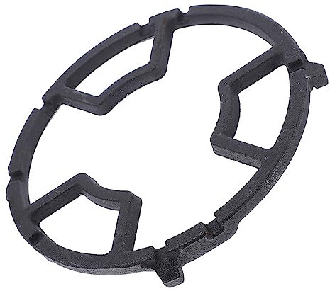 OUNONA Cast Iron Wok Ring Gas Stove Pot Holder Non-Slip Heat Resistant Stand for Cookware