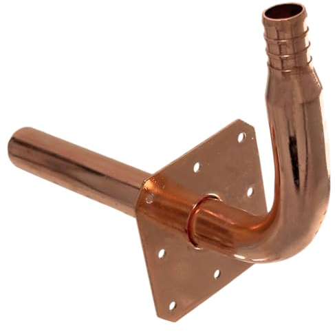 XFITTING 1/2 Zoll Pex Stub Out Ellenbogen mit Flansch, 8,9 cm x 15,2 cm, 10 Stück
