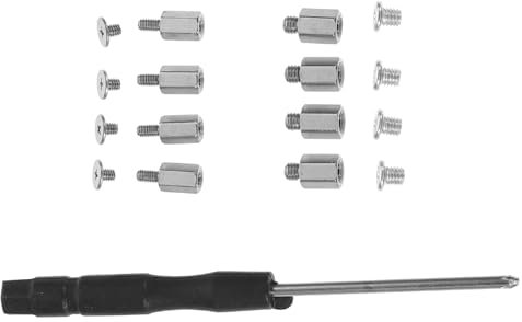 jojofuny M.2 Ssd Mounting Screw Kit Stainless Steel Computer Accessory Compatible with 2 Motherboard Replacement Screws for Pc Assembly