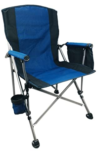 MOBAAK Campingstuhl Klappstuhl Tragbarer Campingstuhl, Klappbarer Freizeit-Fischersessel, Getränkehalter Und Seitentasche, Outdoor-Stuhl Für Strand-Angelrasen Strandstuhl Camping Stuhl (Color : B)