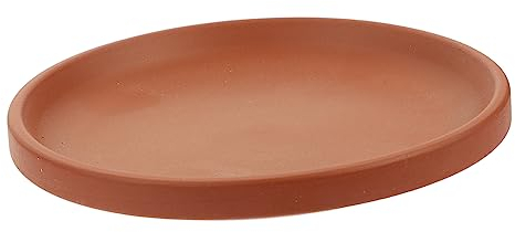 VINTORKY Keramik Tropfschale Für Blumentöpfe Runde Wasserschale Garten Untersetzer Blumentopf Basis Erde Schutz Blumentopfschalen Cotta-untersetzer