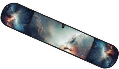 Double manique de cuisine résistant à la chaleur Motif galaxie