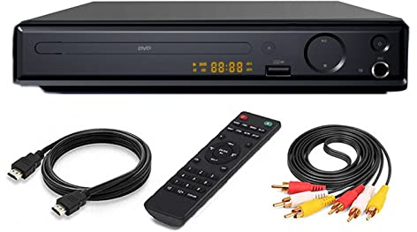 BAOSHIDAER Lettore Dvd 4K Blu-Ray Eye Protection, Riproduzione HDMI Home VCD HD, con Presa USB/Memoria di accensione