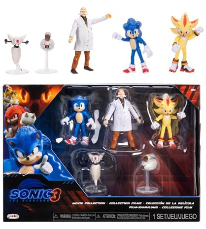 Sonic 3 Film – 6,35 cm figur flerpack våg 3