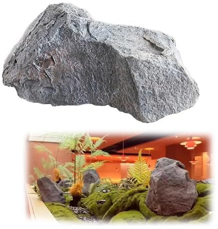 Faux rochers solides, pierre decorative jardin exterieur, Rocks de paysage, Couvertures de faux rochers pour l'aménagement paysager, la décoration de jardin, les couvertures de puits pour la cour(52*2