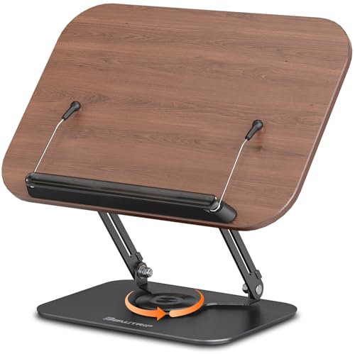 BEAUTRIP Book Stand for Reading, Foldable Book Holder for Desk Hands Free, Display Stand for Office, Kitchen, Cookbooks, Textbooks, Recipes, Tablets and Laptops