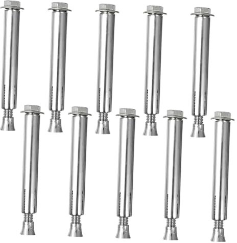 ULTECHNOVO 10pcs Expansion Bolt Asphalt Screws for Speed Bumps Anchor Fasteners Heavy Duty Driveway Concrete Fixings 80x100mm