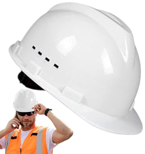 Cappello da costruzione per gli uomini, Cascata di costruzione | Casco protettivo fresco confortevole,Attrezzature da costruzione, Smash Absorbing Head Protection for Outdoor Safety