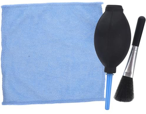 HYTROVE Weicher Silikonkopf Linsenluftgebläse Staubentferner für Kameraobjektive mit Handlichem Blasebalg zur Schonenden Reinigung von DSLR und Kamerazubehör Zufälliger Stil