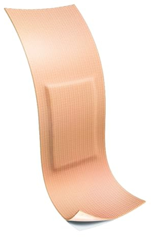 BSN Medical Coverlet Latex-Free Fabric Strip Adhesive Bandage, 1 x 3 Rectangular Strips, 300 Per Box, Wound Care for Cuts and Scrapes, Sterile