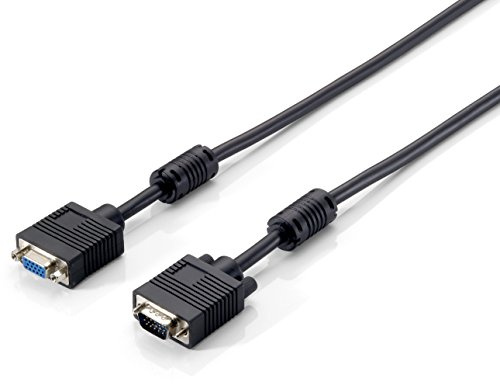Equip 118801 cable VGA 3 m VGA (D-Sub) Negro - Cables VGA (3 m, VGA (D-Sub), VGA (D-Sub), Macho, Hembra, Negro)