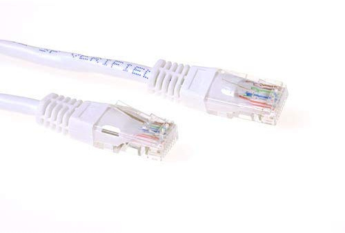 ACT CAT6A U/UTP White 15.00M