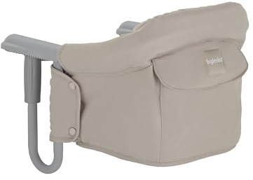 Inglesina Fast, Seggiolino da Tavolo Pieghevole, Beige (Cream), Facile Trasportare, Lavabile, Installazione Sicura, Fino a 15 kg, 35 x 27 42 cm