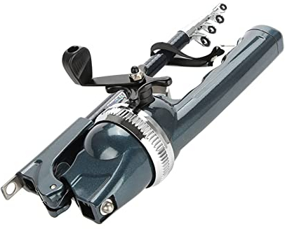 VGEBY Angelruten-, Angelruten- und Rollen-Kombinationen Leichte Zusammenklappbare Integrierte Angelrute und Beiliegendes Rollenzubehör