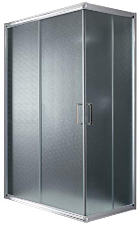 Cabine Paroi Douche 80x100 H198 Opaque 6mm mod. Alabama