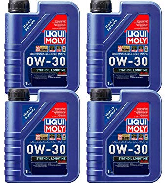 ILODA 4X Original Liqui Moly 1L Synthoil Longtime Plus 0W-30 Motoröl Motorenöl Oil