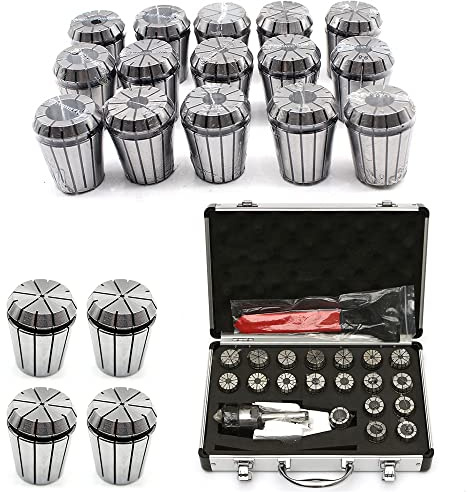 Spannzangen Set MT2 ER32 M10 Spannzangenfutter 19 pcs ER32 Federspannzangen+ Schaft+ Schraubenschlüssel