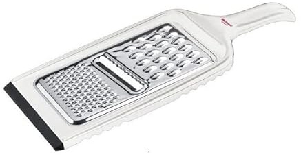 Westmark Universal 3-in-1 Grater, Fine & Coarse Grating, Cutting Board, Stainless Steel & Plastic, Silver, 5 Inch, Compact