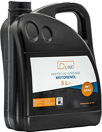D.LINE Motorenöl, HIGHTEC-HC-SYNTHESE | 5W-40 (1x 5 Liter)