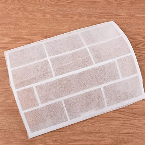 Lioaeust 20 unidades/10 bolsas de malla de filtro de salida de aire acondicionado, papel purificador de aire, limpiador de red de malla para filtrar polvo y partículas alérgicas
