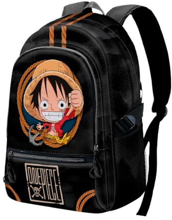 One Piece Ropes-Zaino Fight FAN 2.2, Nero, 31 x 44 cm, Capacità 24 L