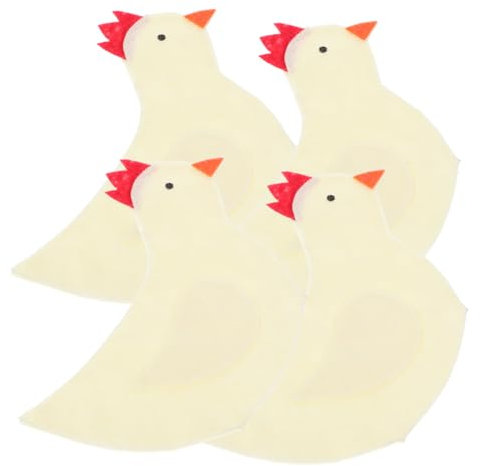 MAGICLULU 4 Stücke Ostern Küken Geformt Stoff Sammeln Protektoren Für Ostern Feier Dekorative Taschen Für Party