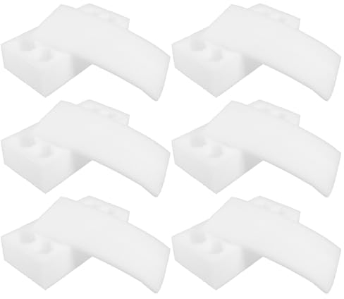 Amosfun White Epe Foam Egg Tray 6 Sets 10 Grid Protective Shipping Holder