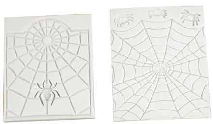 2 x Silikonform Spinnen Fondant Form Halloween Backform Schokolade Süßigkeiten Form Kuchenform Dekoration Backwerkzeug Halloween Spinnen Silikonform Multifunktional