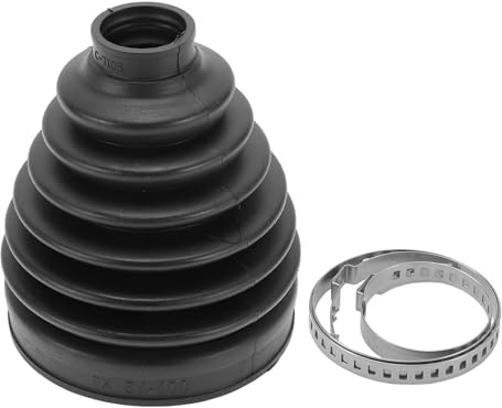 Hihaha No.LR072515 CV Joint Boot Kit W/Clamps for Land Rover LR4 2013-2016 Inner Constant Velocity Joint Boot Strong Durable Rubber 1 Set Black