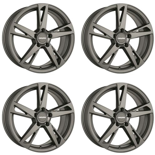 4x jantes en aluminium Carmani 16 Anton 6.5x16 ET38 5x112 hyper gun