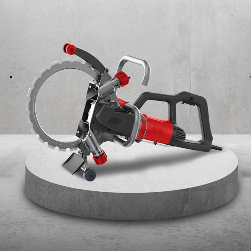TBANVOO Electric Concrete Circular Saw 16in, 8980w Wall Chaser Ring Concrete Cutter Saw+ Blade & Water Fed Dust Suppression, 29/30cm Cut Depth, 3000 RPM, Cut 2m in 3 Min,29cm-1*Saw